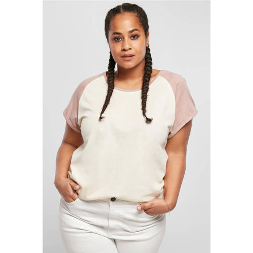 Urban Classics Curvy gemeleerd T-shirt afbeelding