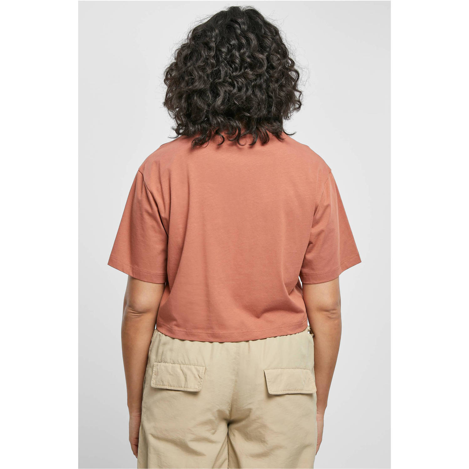 Urban Classics Curvy T-shirt terra