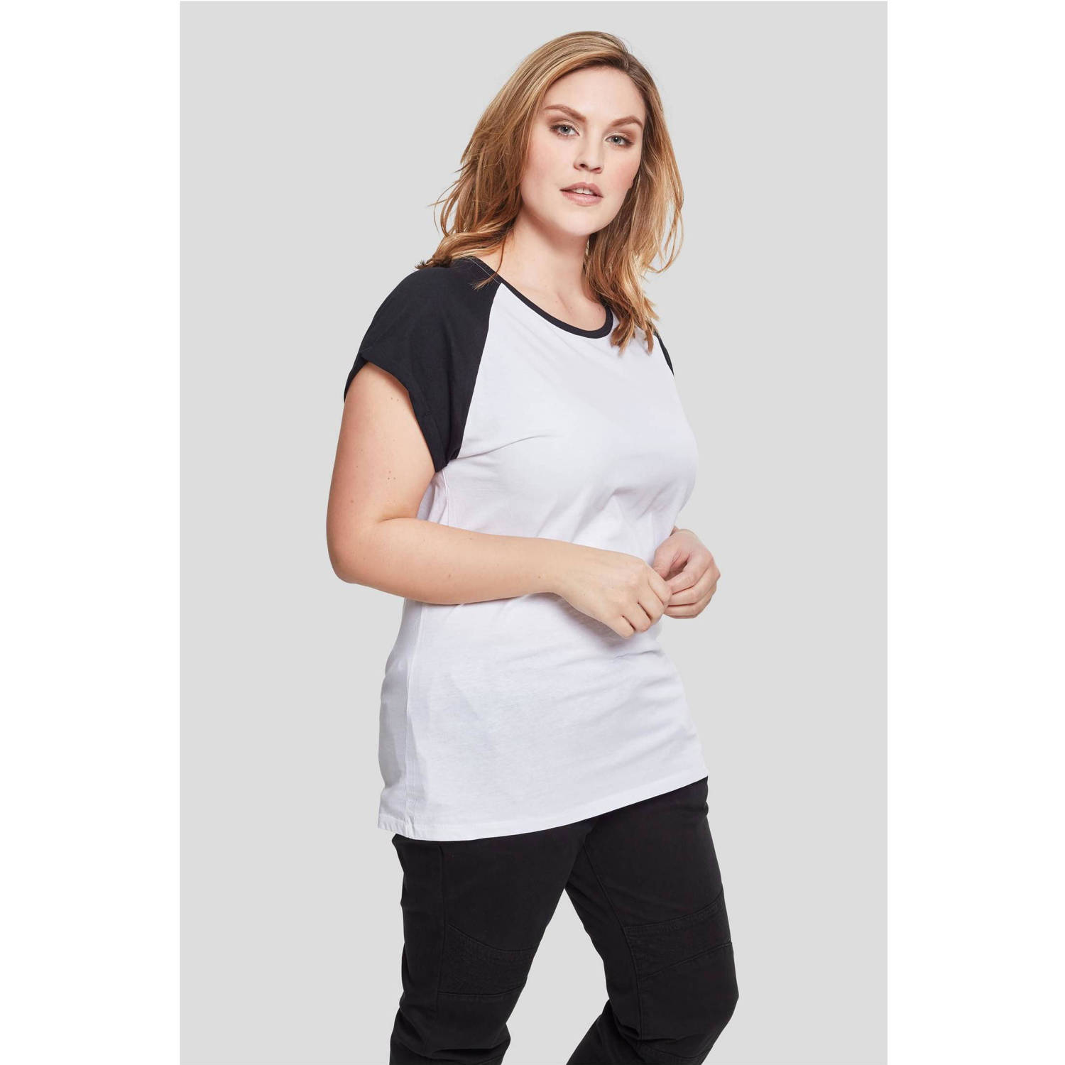 Urban Classics Curvy gemeleerd T-shirt