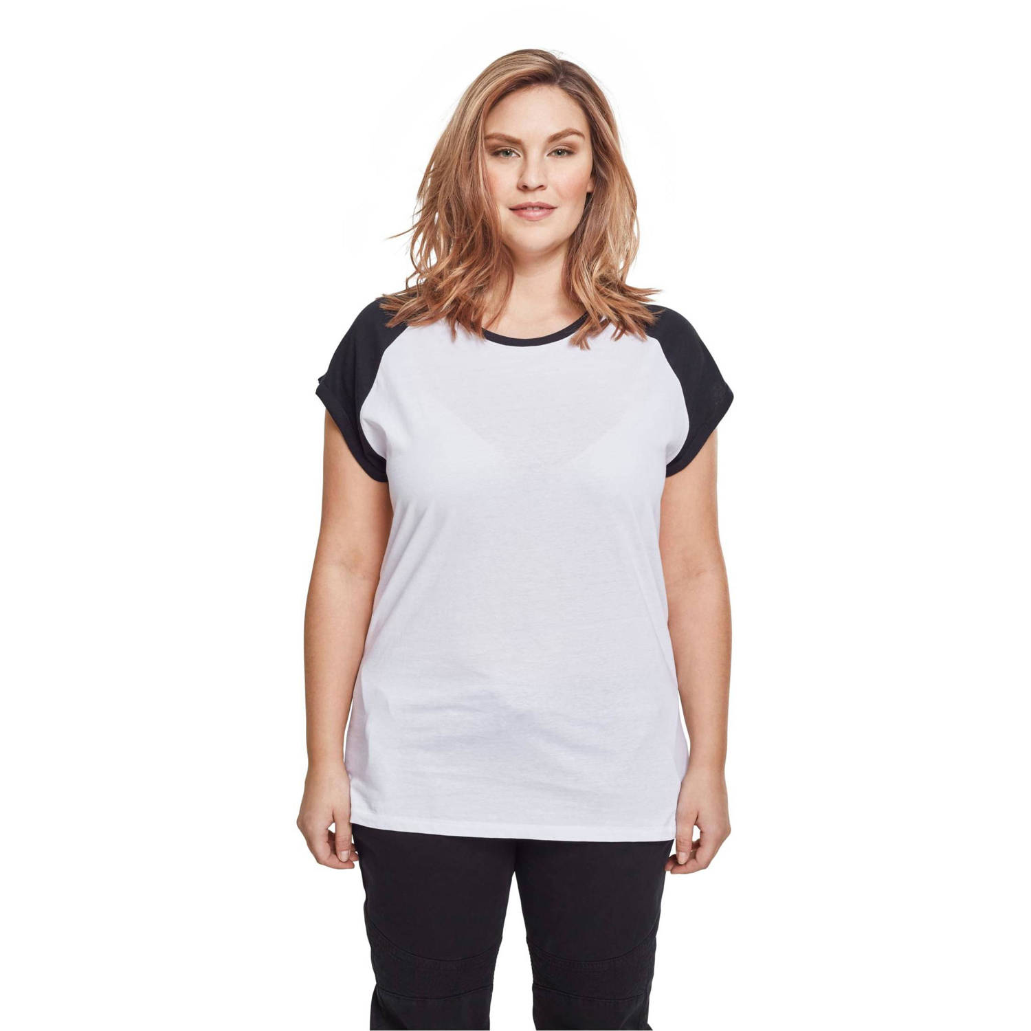 Urban Classics Curvy gemeleerd T-shirt