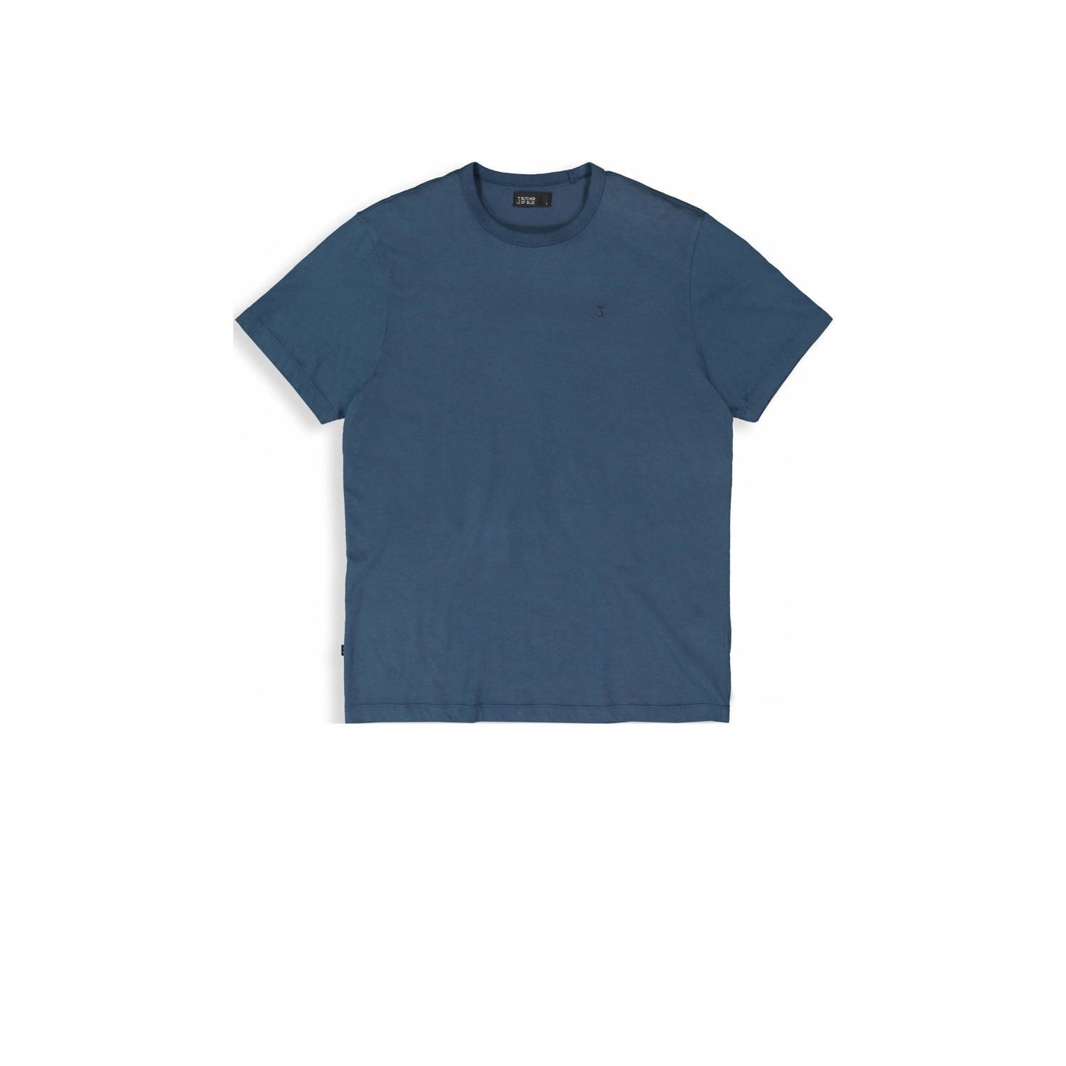 Butcher of Blue T-shirt Cali met logo iris blue