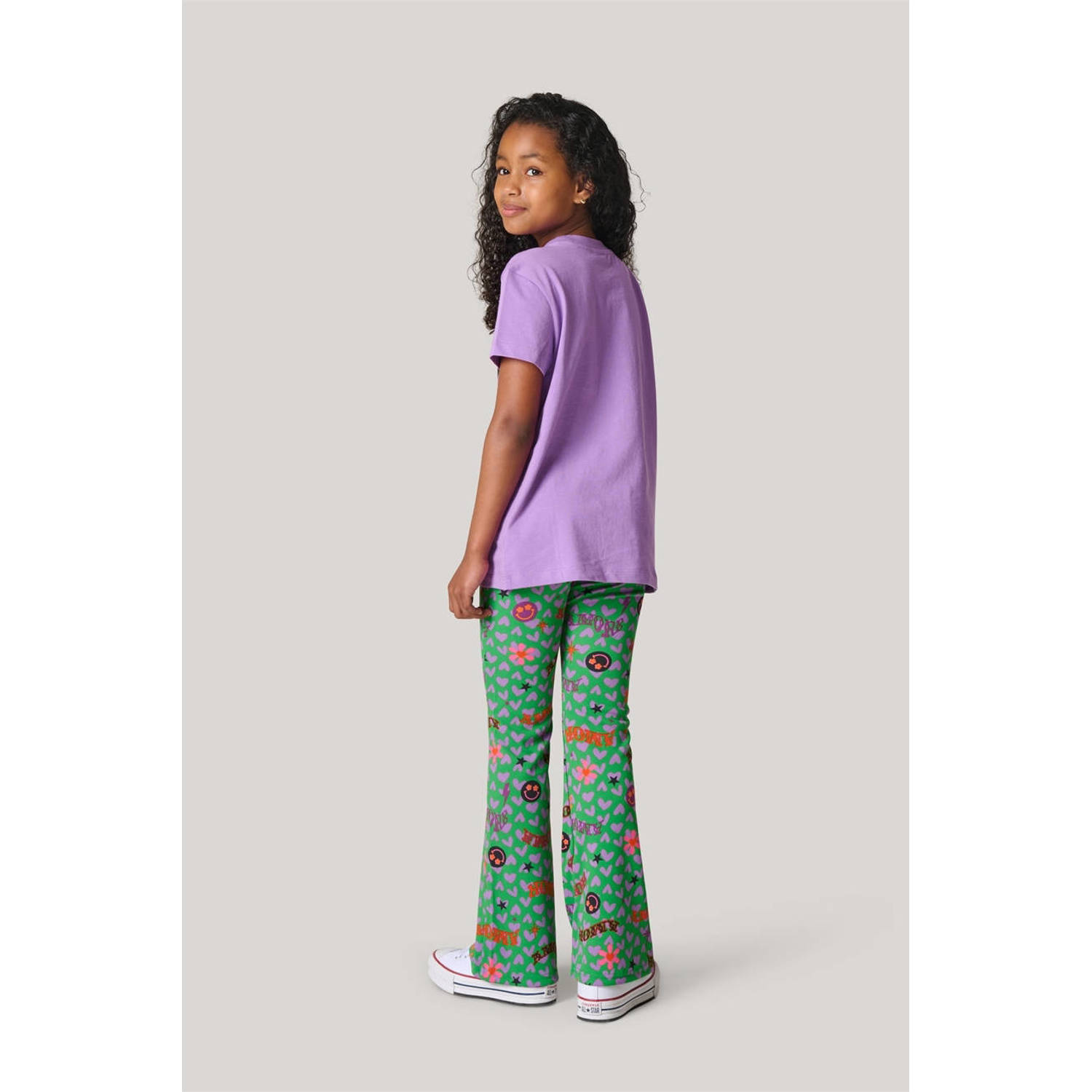 Shoeby T-shirt met printopdruk lila