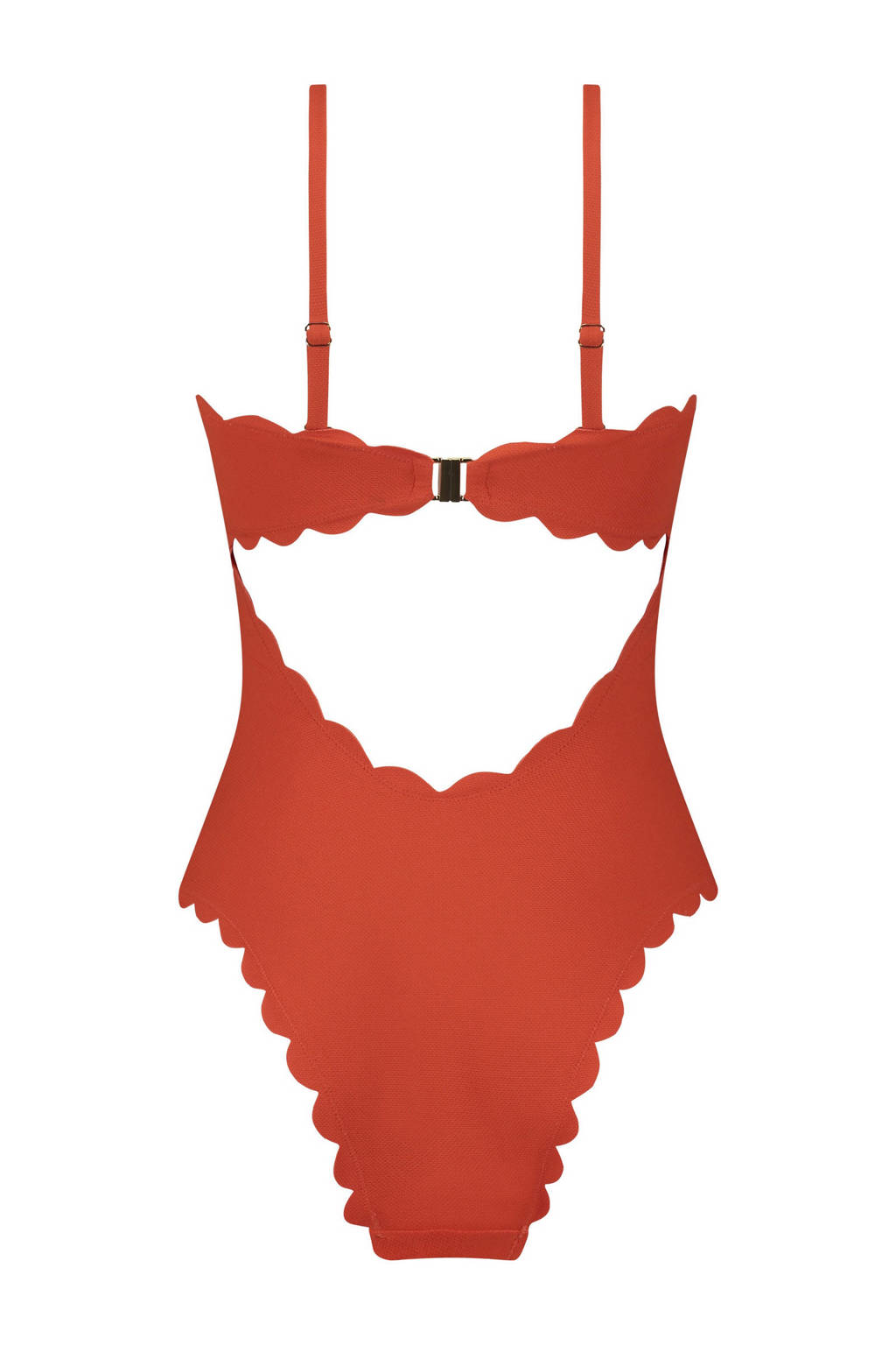 Badpak Shaping Scallop - Zwart - Badpakken - Hunkemöller