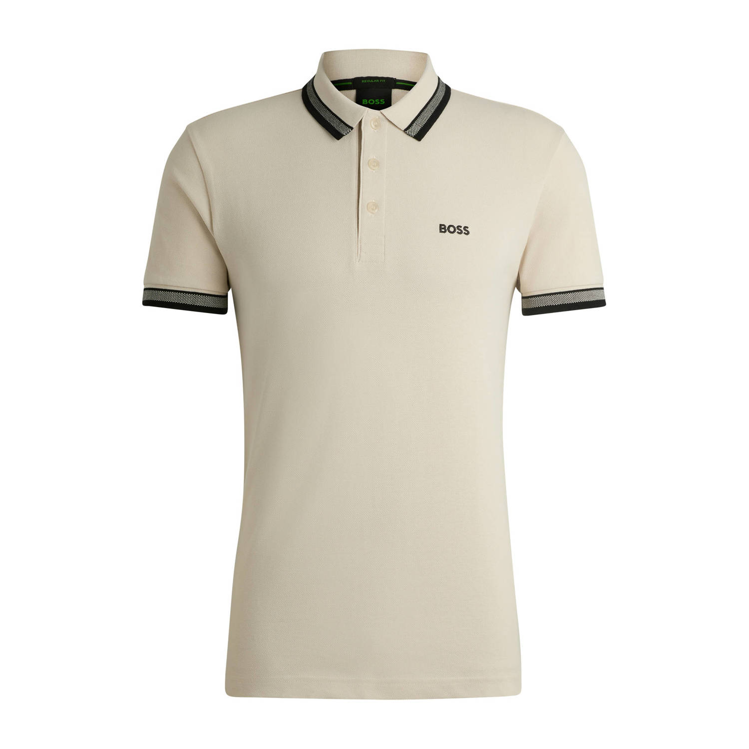 BOSS regular fit polo paddy met contrastbies