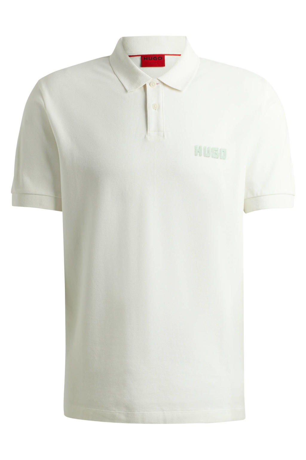 HUGO polo met logo open white | wehkamp