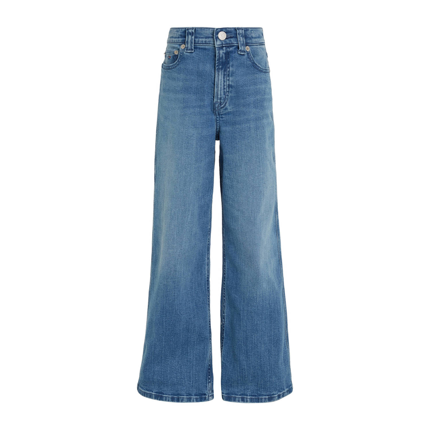 Tommy Hilfiger Straight jeans MABEL VINTAGE STRAIGHT DENIM Kinderen tot 16 jaar met logostiksel