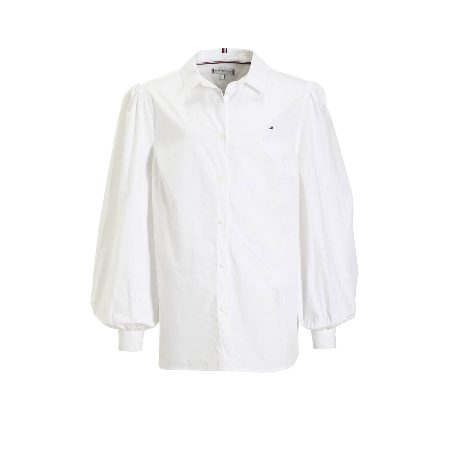 Tommy Hilfiger Klassieke blouse ESSENTIAL REG BLOUSE LS Kinderen tot 16 jaar met logostiksel