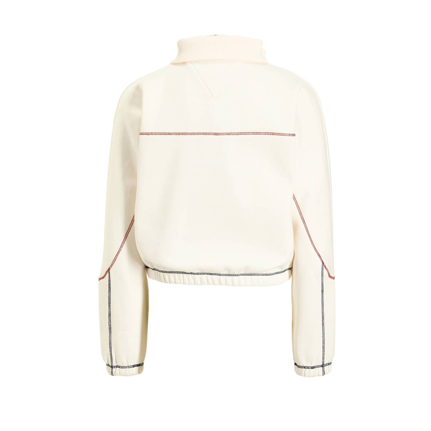 Tommy Hilfiger sweater ecru donkerblauw rood