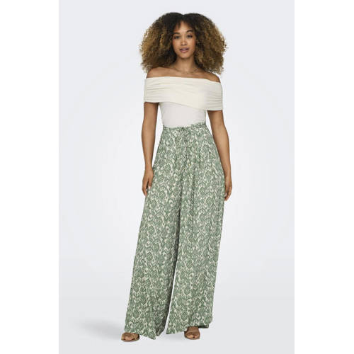 ONLY off shoulder top ONLLIVE wit afbeelding