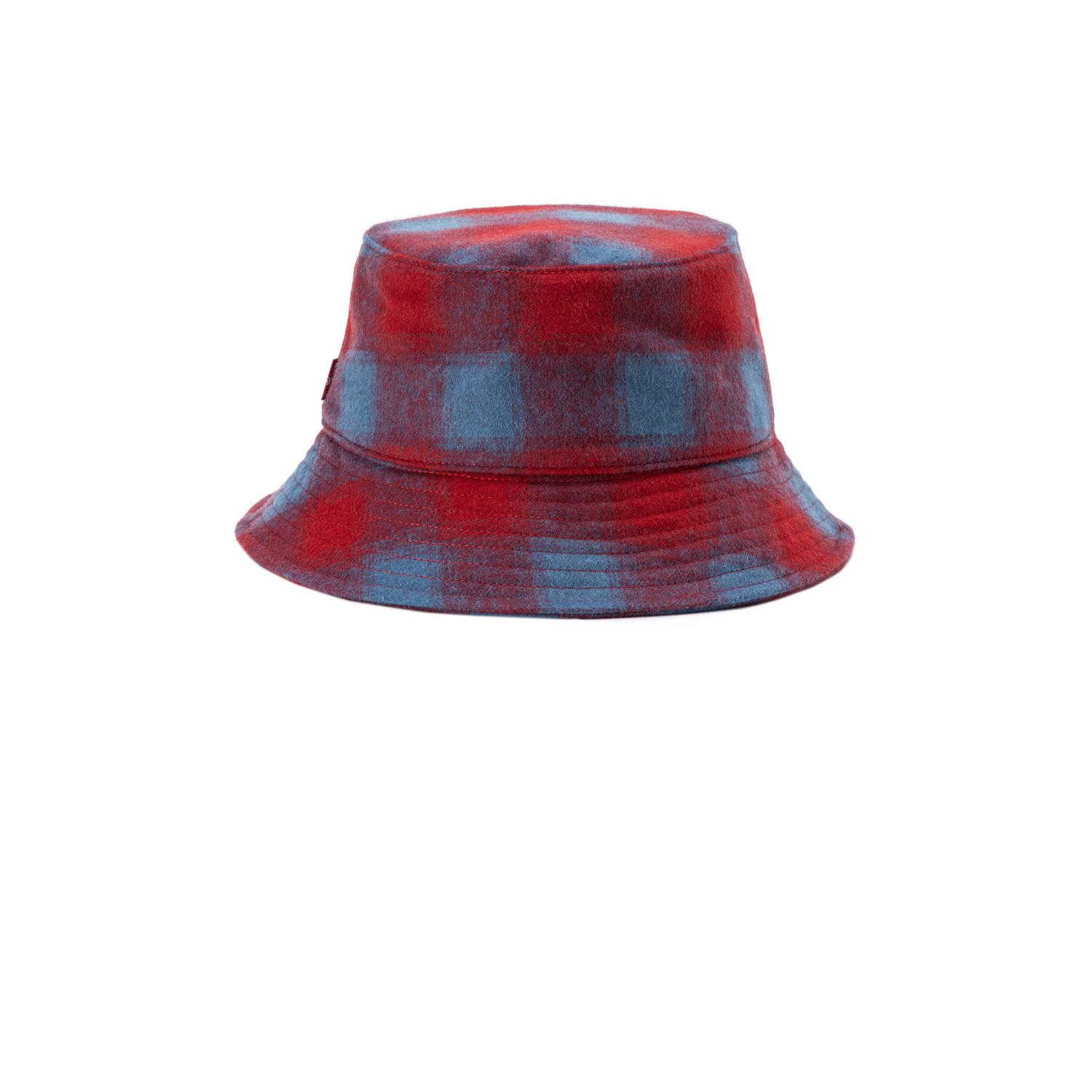 Levi's geruite bucket hat rood blauw