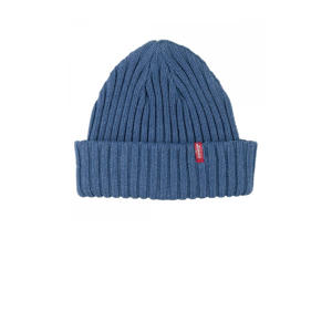 geribde muts Indigo donkerblauw