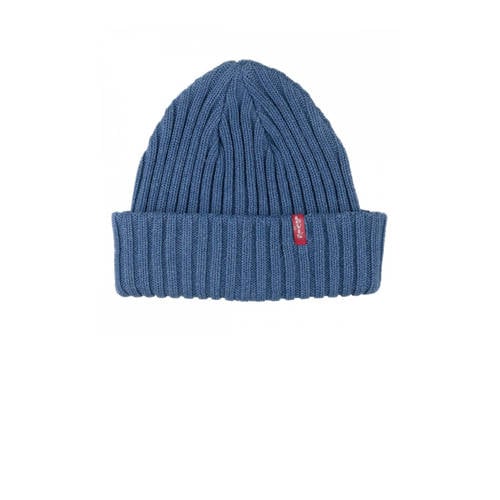Levi's geribde muts Indigo donkerblauw afbeelding
