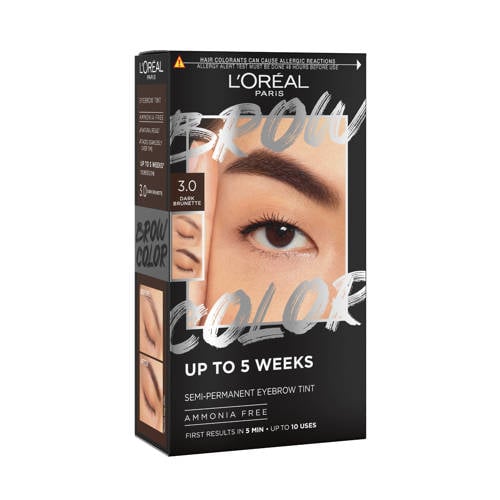 Wehkamp L'Oréal Paris Brow Color wenkbrauwverf - 3.0 Dark Brunette - 30 ml aanbieding
