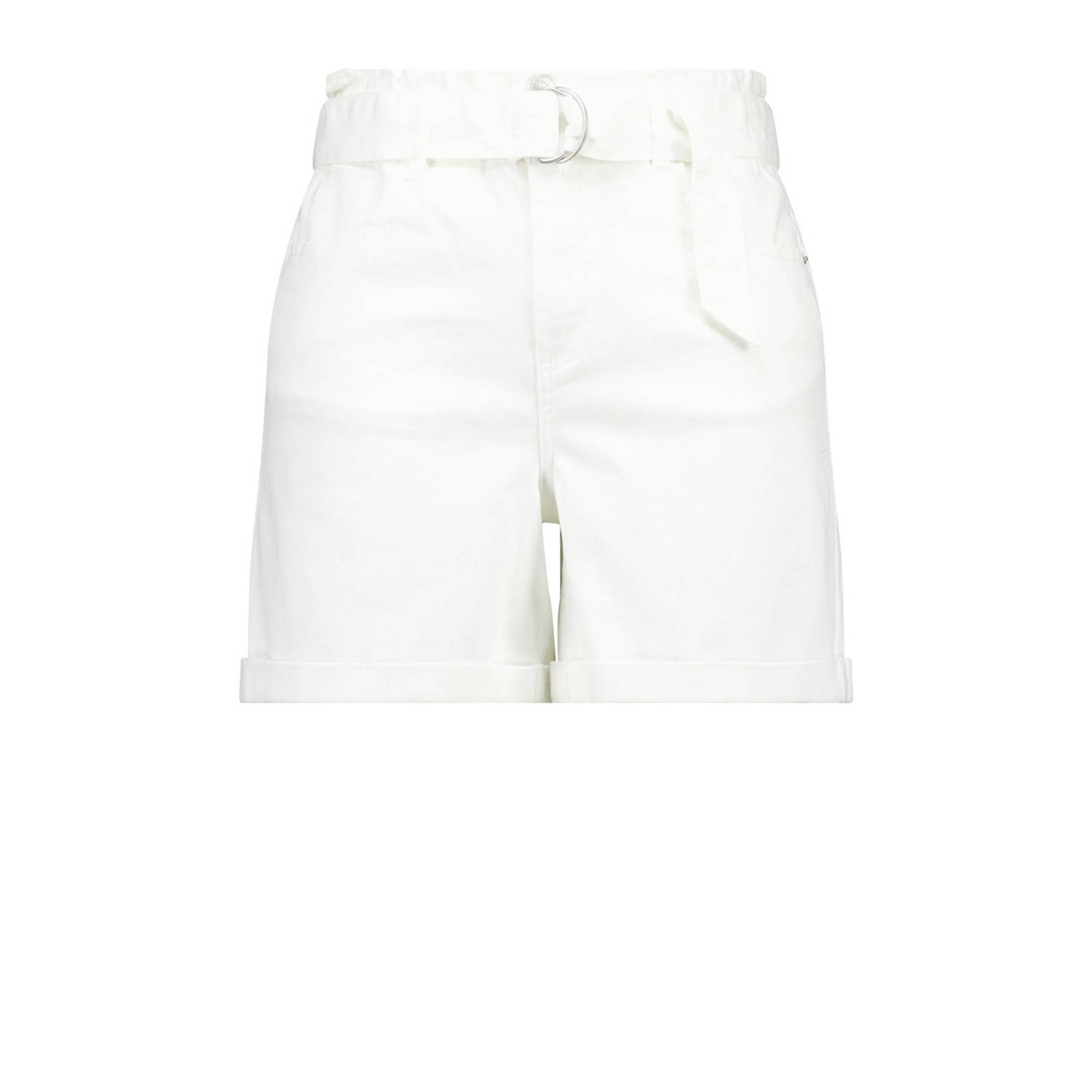 MS Mode high waist straight fit short wit