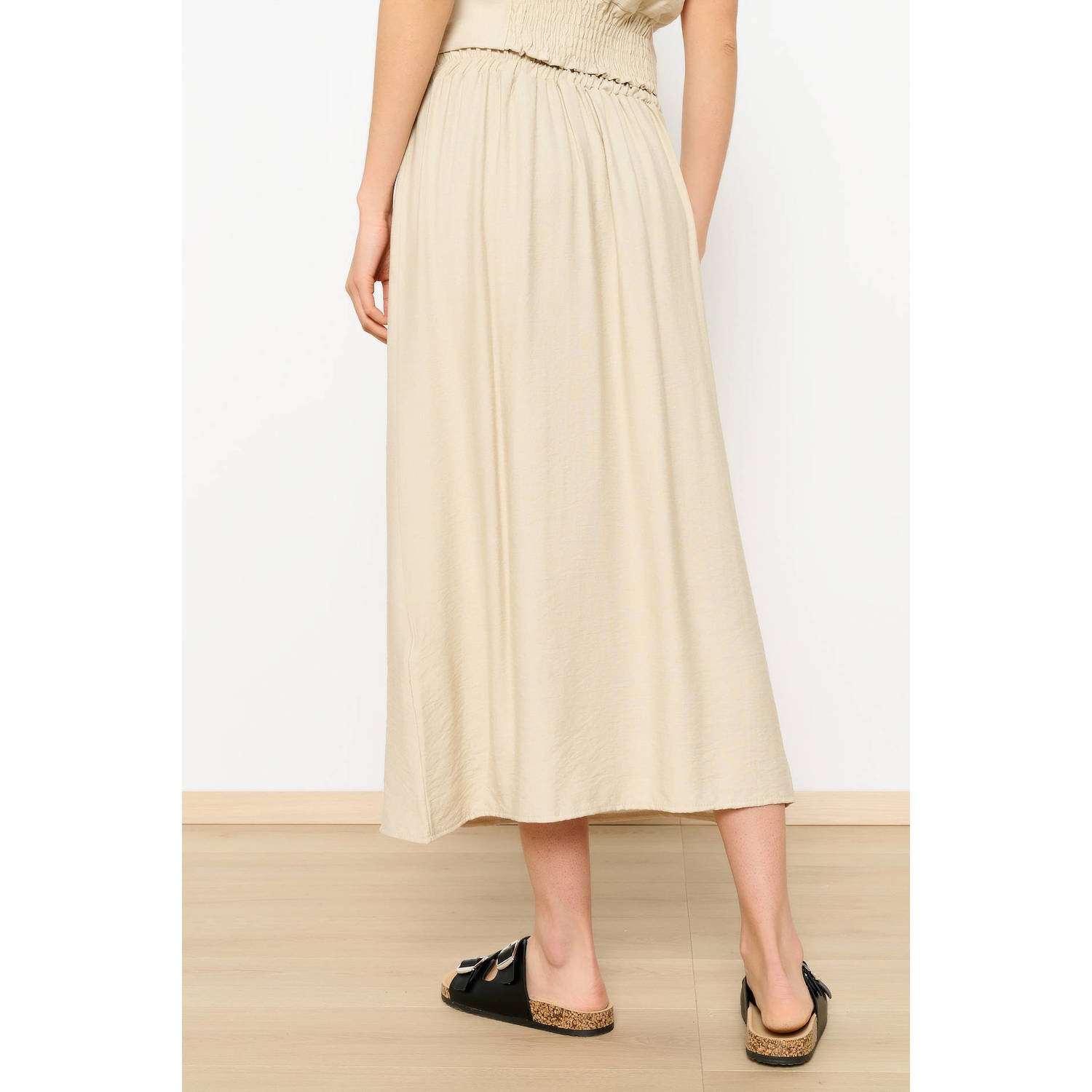 LOLALIZA midi rok beige