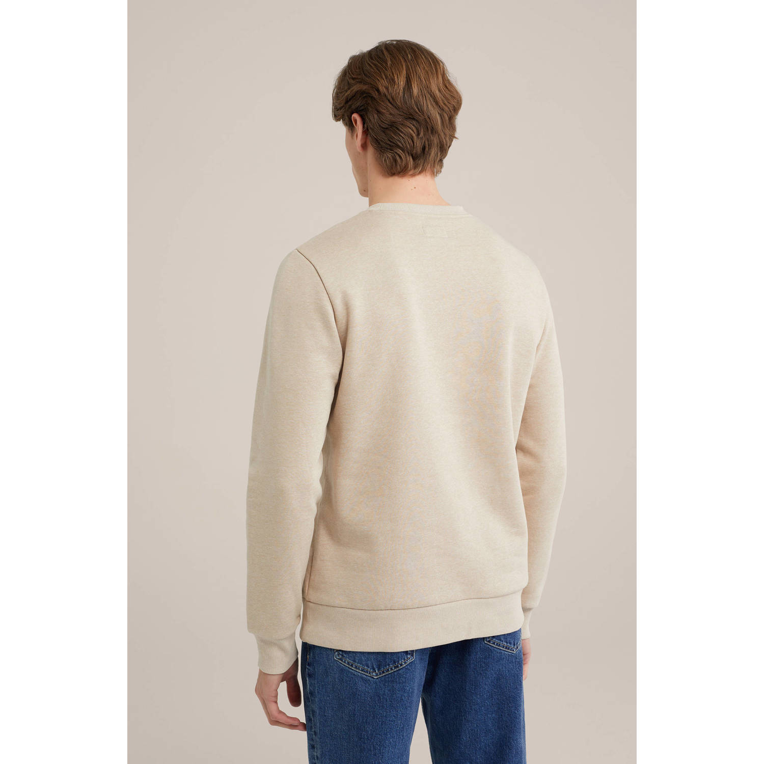 WE Fashion sweater beige wood