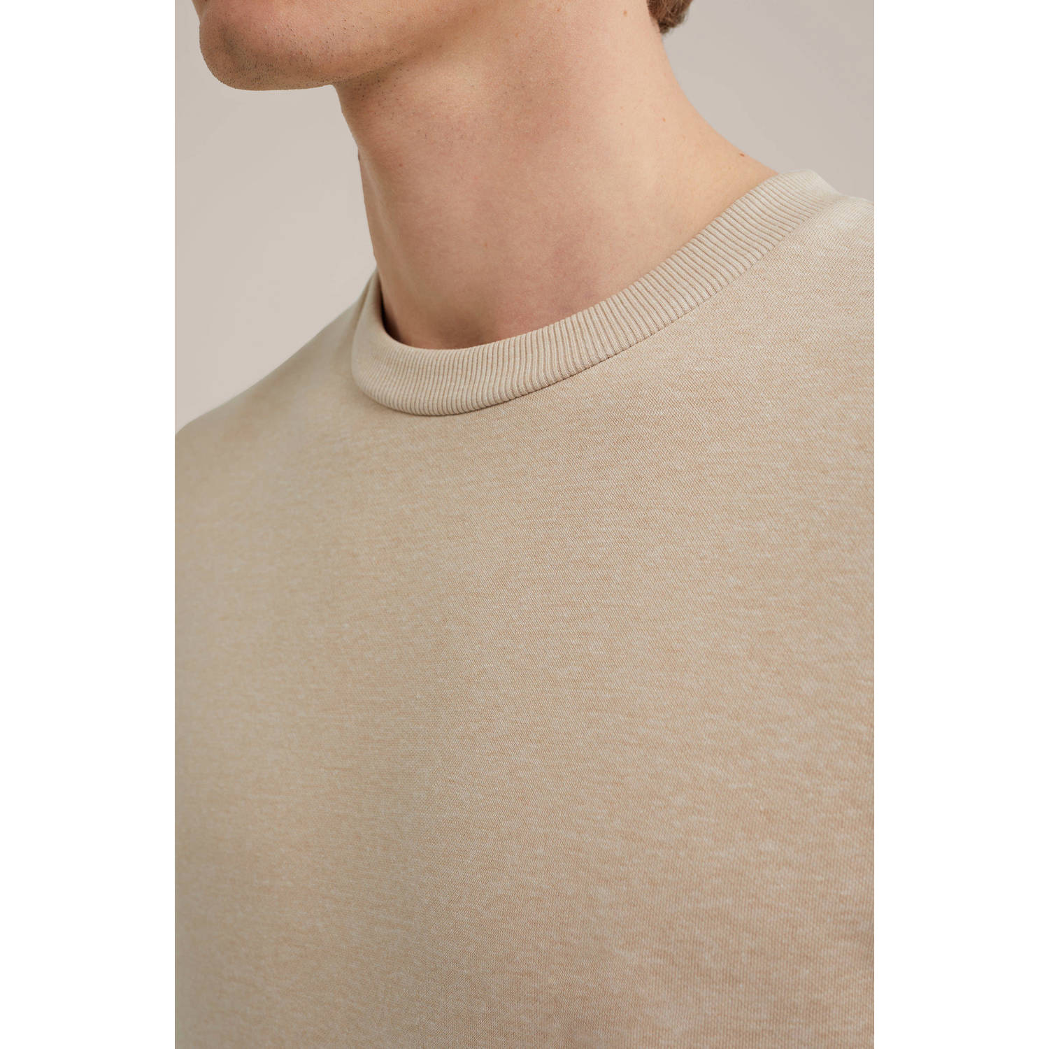 WE Fashion sweater beige wood