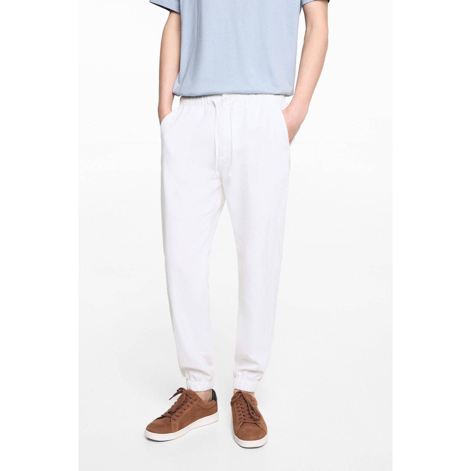 Mango Kids broek wit