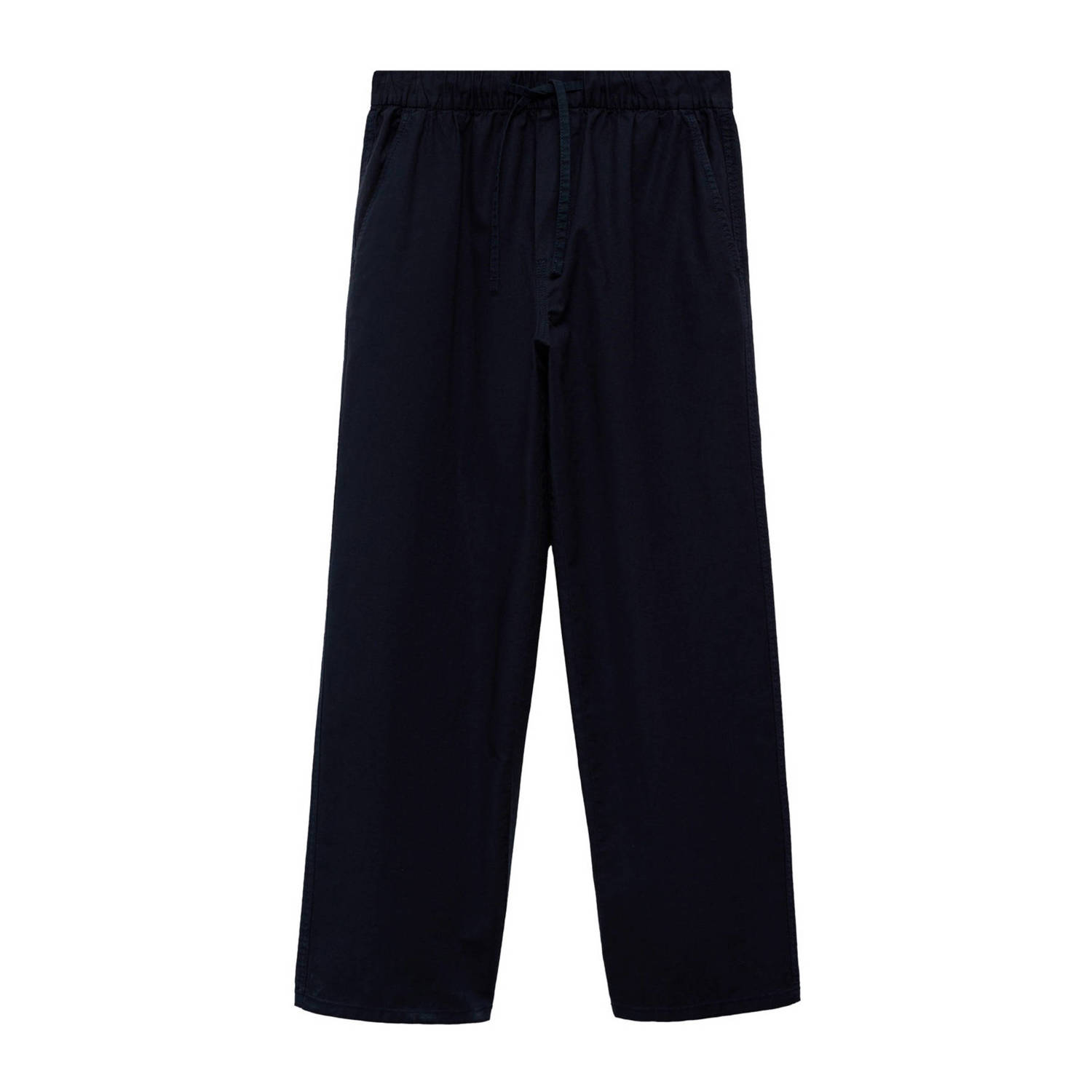 Mango Kids broek marineblauw Meisjes Katoen Effen 152(XXS)