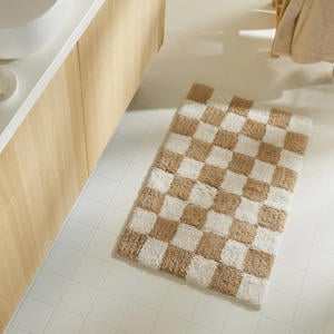 badmat Check rechthoek (80x50 cm)