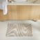 NOUS Living badmat Swirl - zand/off white (80x50 cm)