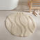NOUS Living ronde badmat zand (80x80 cm)