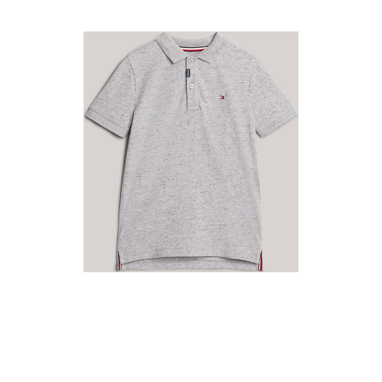 Tommy Hilfiger Poloshirt MONOTYPE MELANGE REGULAR POLO SS Kinderen tot 16 jaar met logostiksel