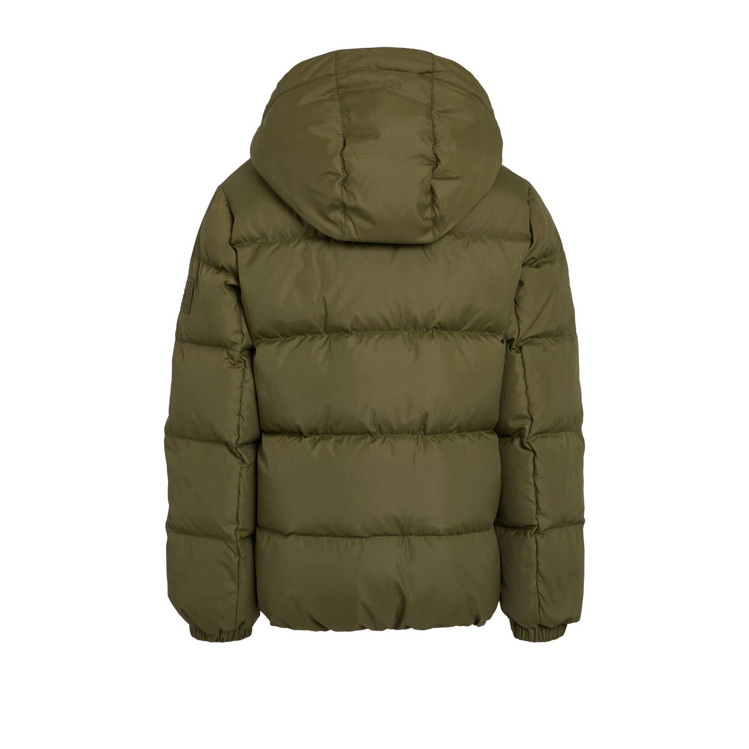 Tommy Hilfiger gewatteerde winterjas ESSENTIAL olijfgroen