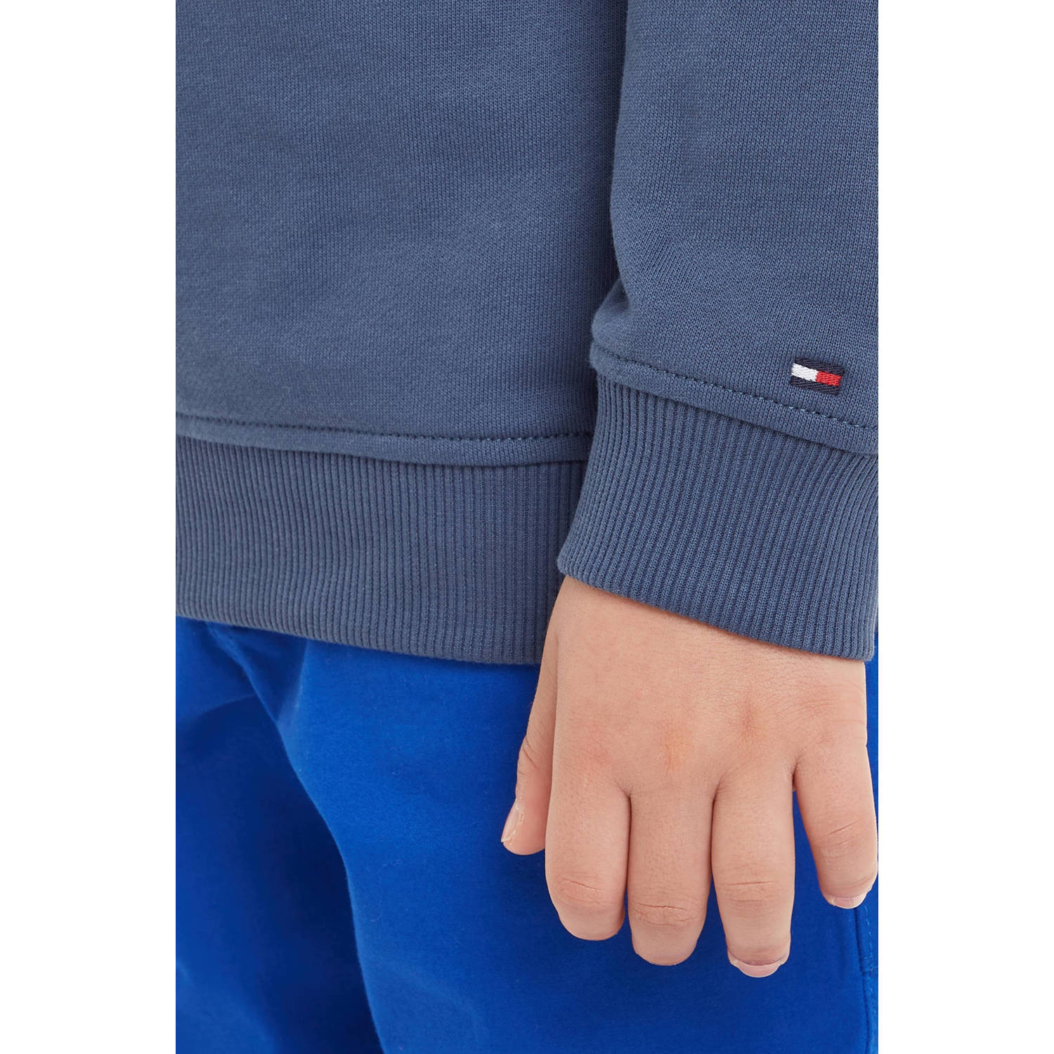 Tommy Hilfiger hoodie met logo donkerblauw