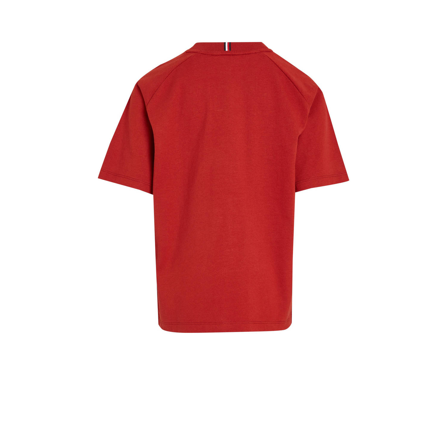 Tommy Hilfiger T-shirt met logo helderrood
