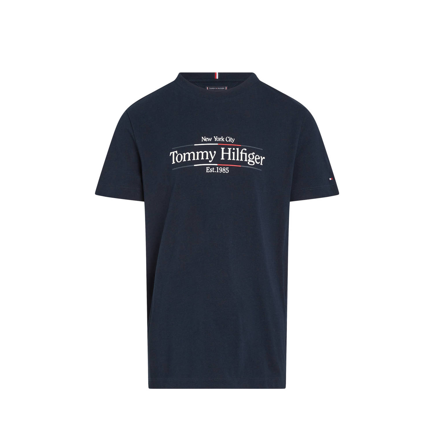 Tommy Hilfiger T-shirt met printopdruk marineblauw