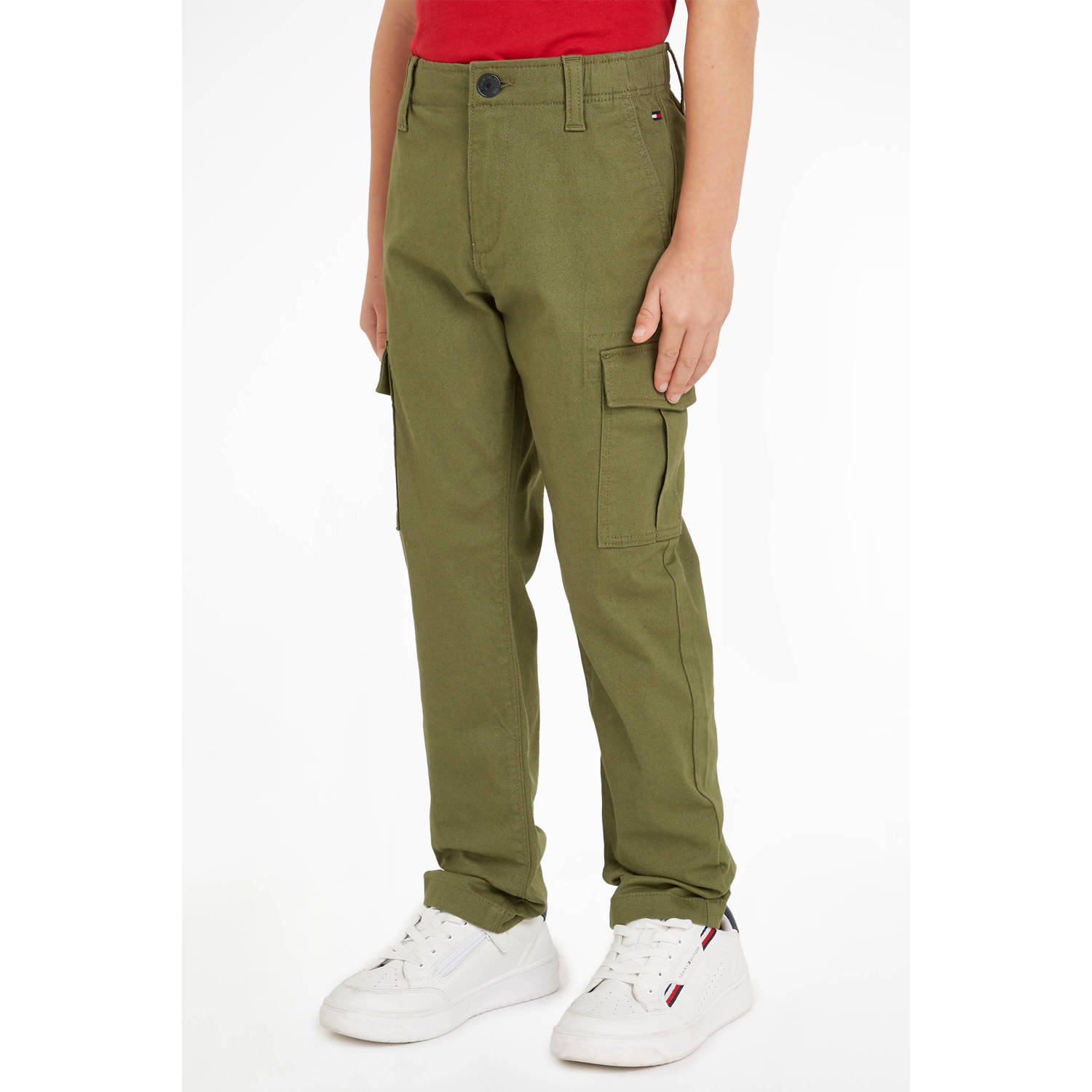 Tommy Hilfiger cargobroek olijfgroen