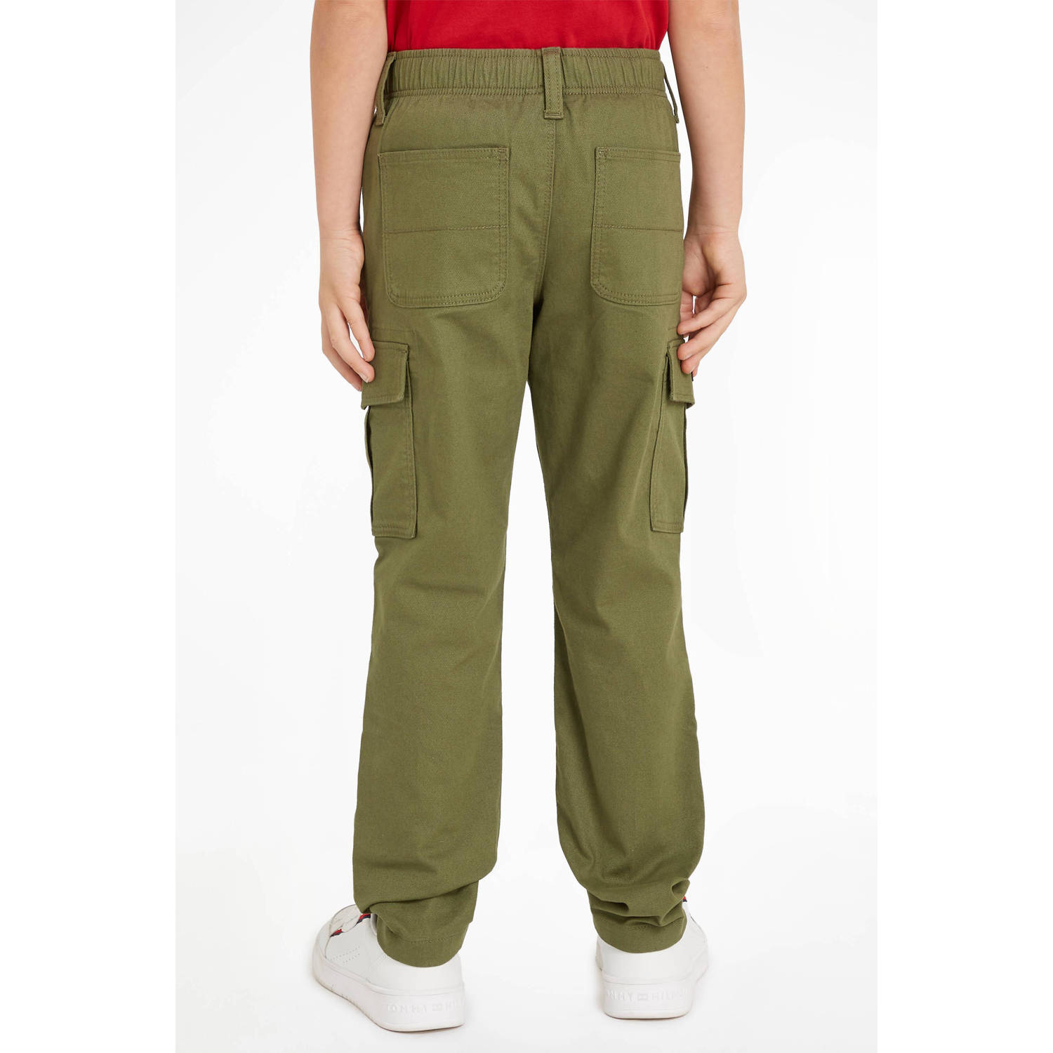 Tommy Hilfiger cargobroek olijfgroen