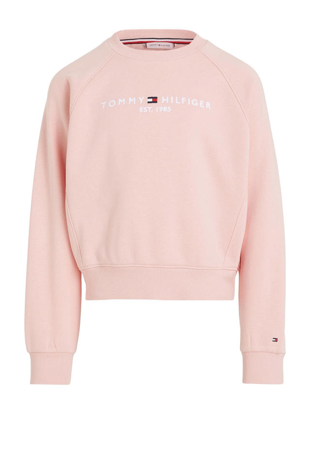Crew Neck Tommy Hilfiger Roze Trui Dames Sweater Roze Tommy