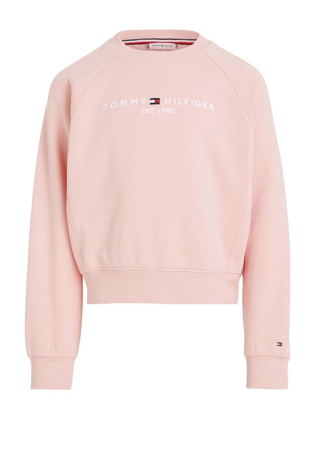 Crew Neck Tommy Hilfiger Roze Trui Dames Sweater Roze Tommy