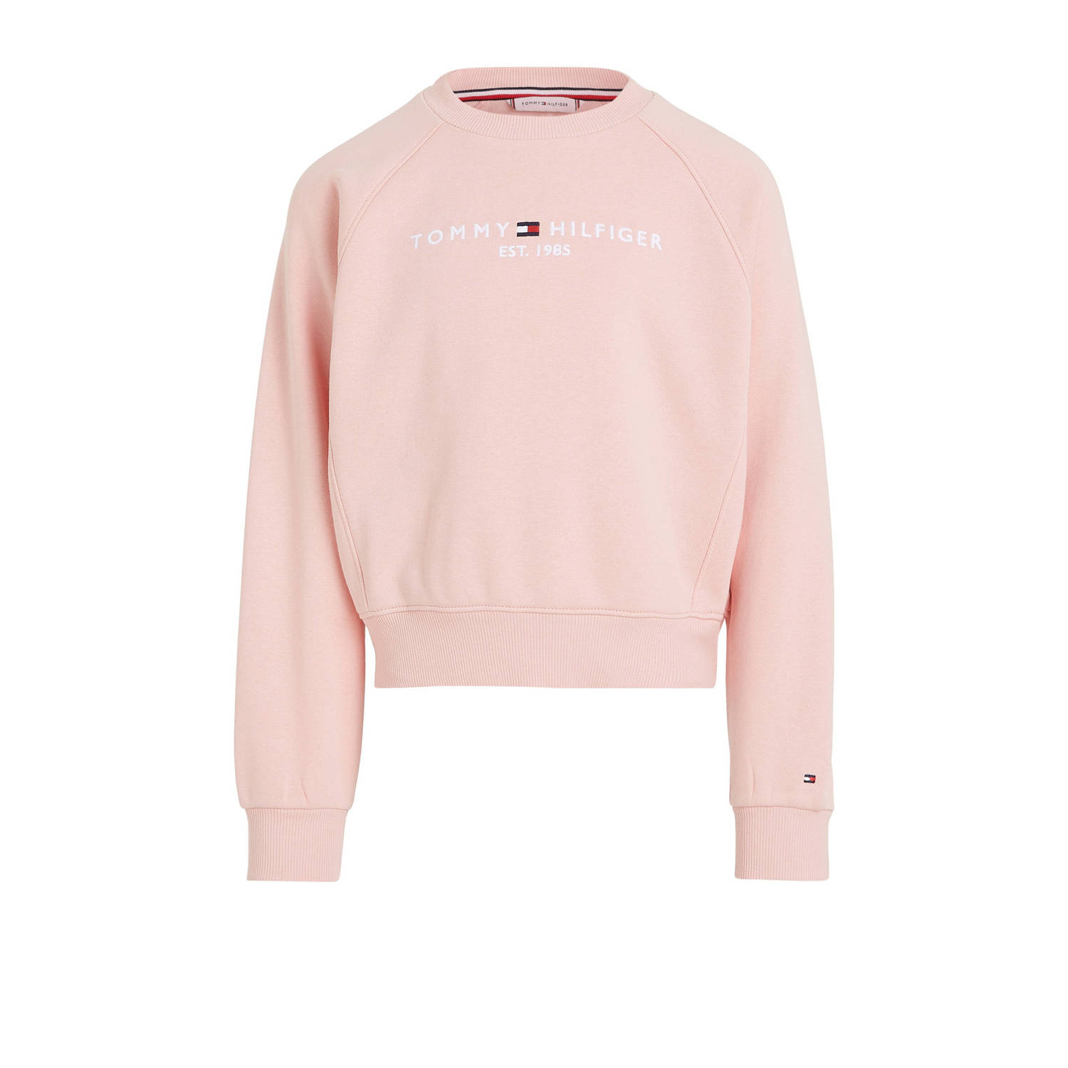 Tommy Hilfiger Sweatshirt ESSENTIAL EMBROIDERED FLEECE CN Kinderen tot 16 jaar met logo-opdruk