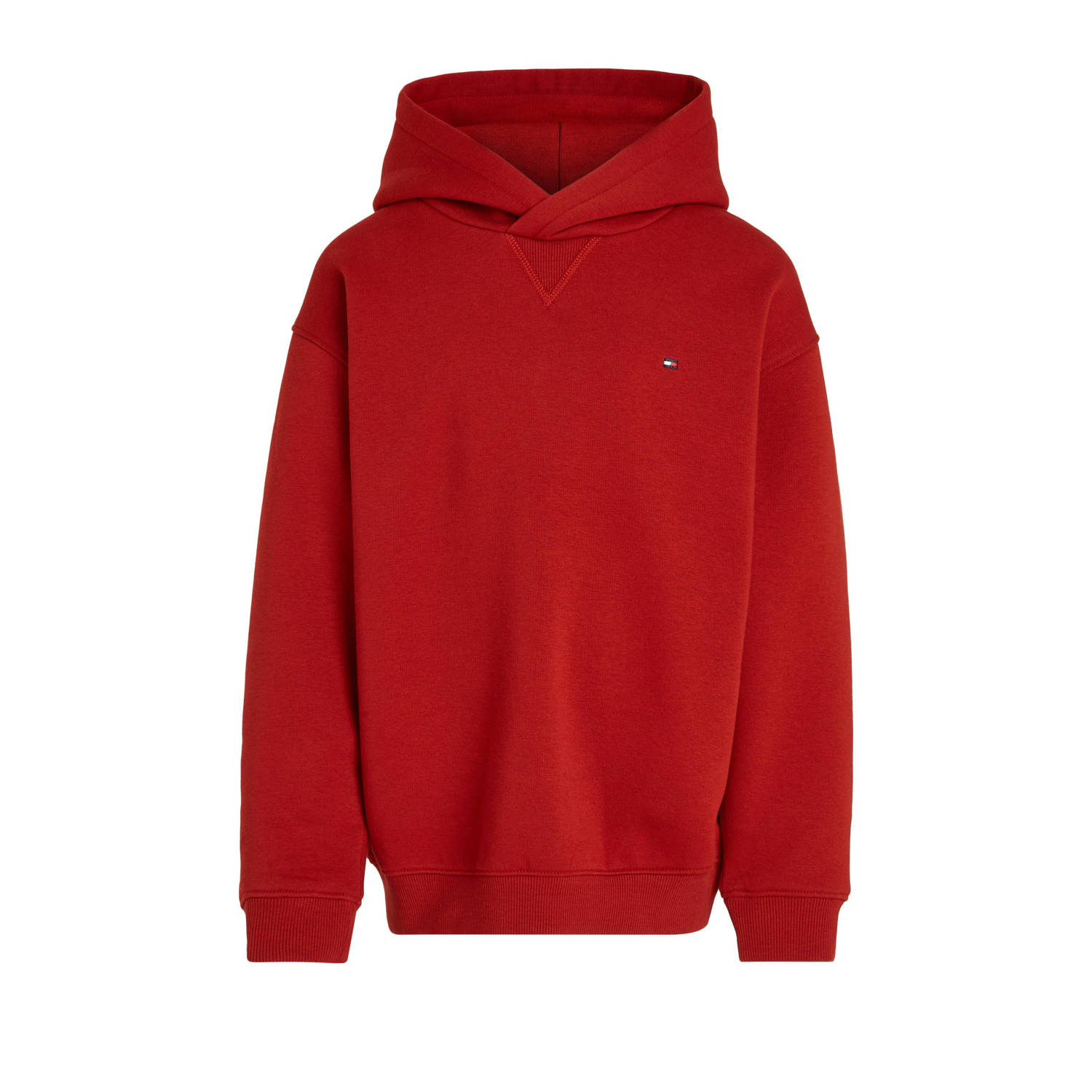 Tommy Hilfiger hoodie rood Sweater Effen 110 | Sweater van