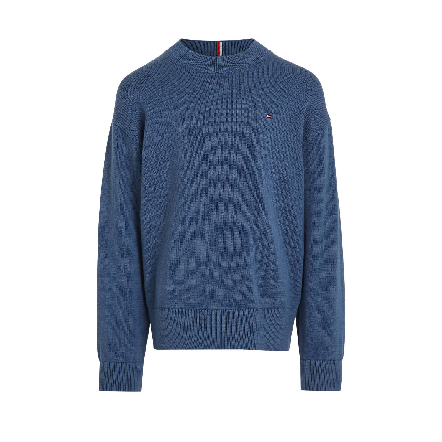 Tommy Hilfiger sweater donkerblauw Jongens Katoen 116