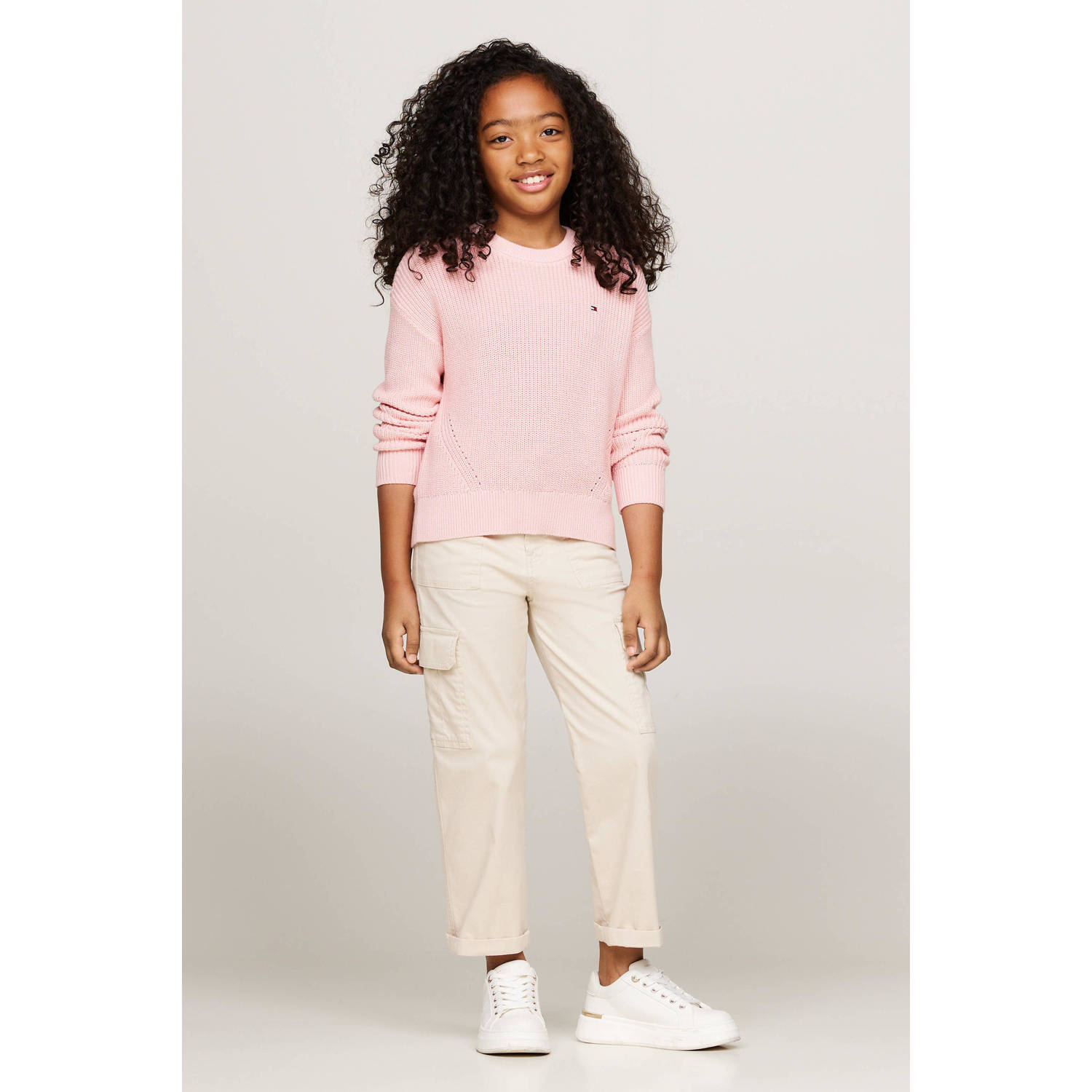 Tommy Hilfiger trui lichtroze