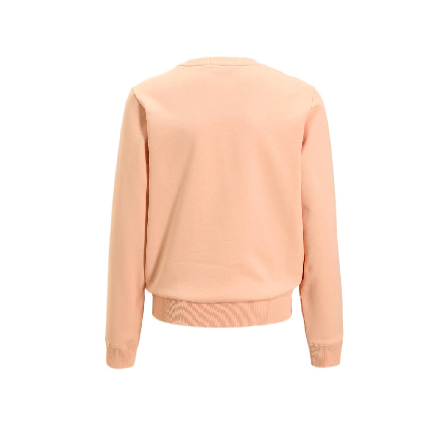Calvin Klein sweater Terry met logo lichtroze