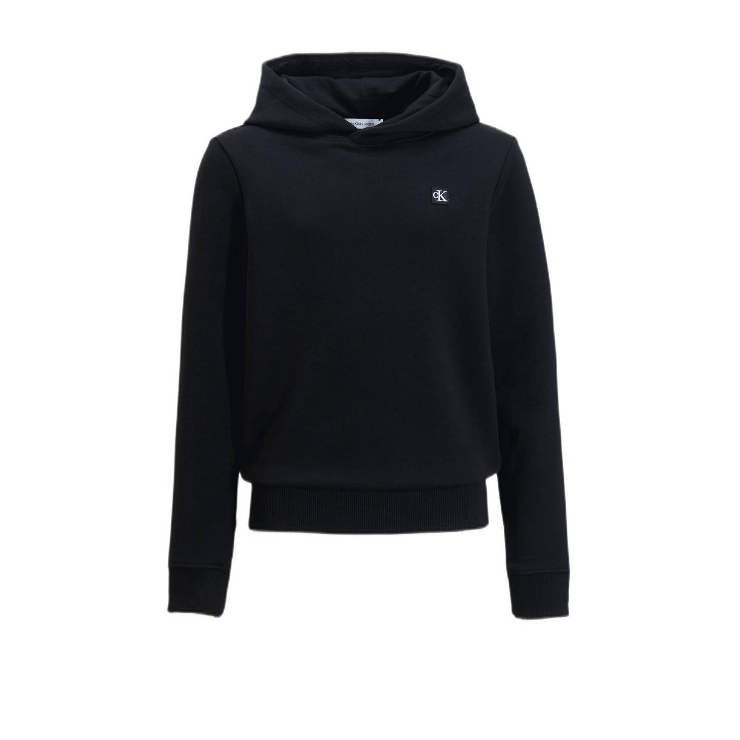Calvin Klein hoodie zwart Sweater Effen 116 | Sweater van