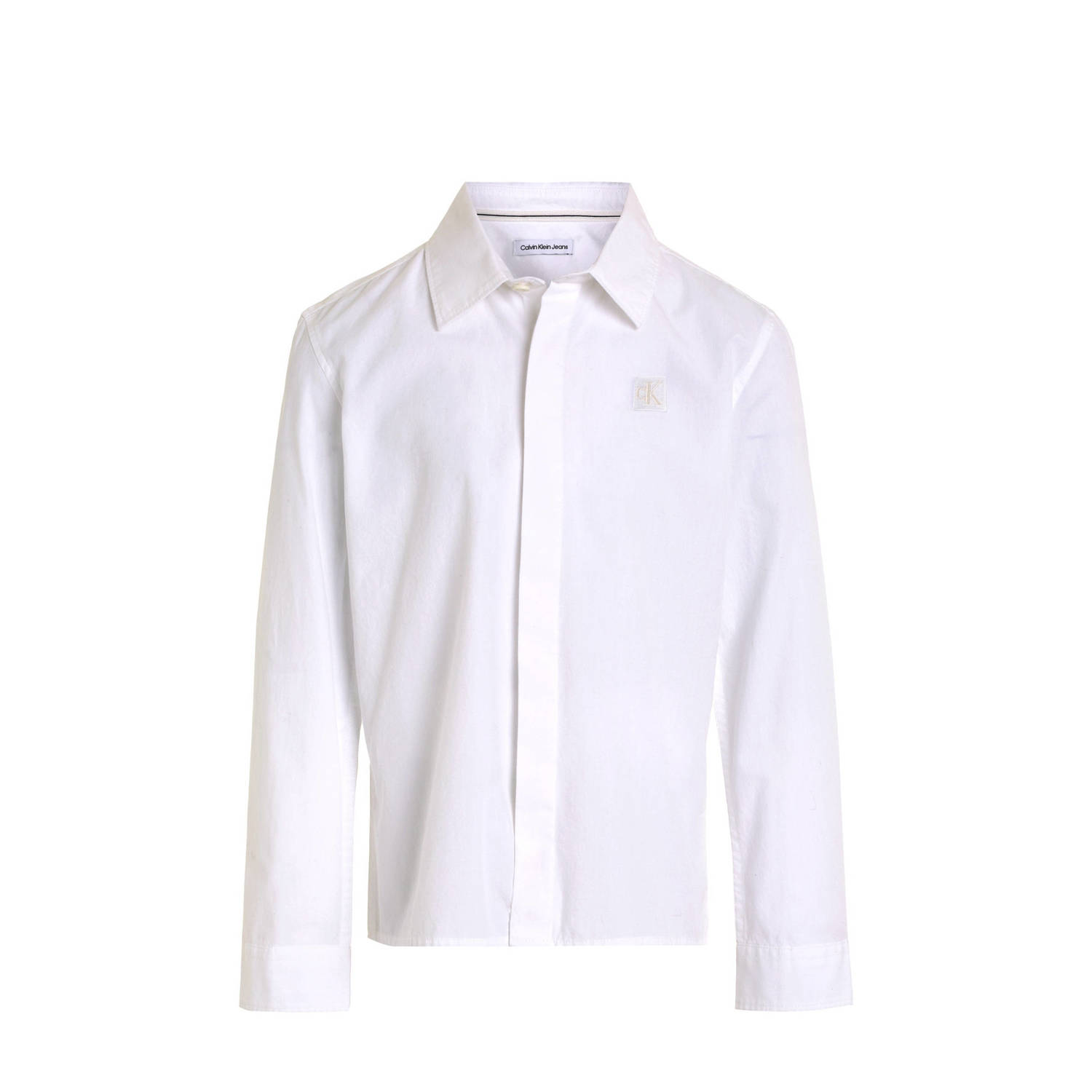 Calvin Klein Overhemd met lange mouwen CEREMONY POPLIN SHIRT voor kinderen tot 16 jaar