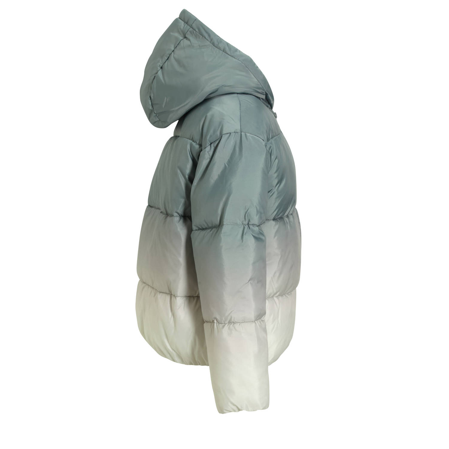 Calvin Klein tie-dye gewatteerde winterjas groen offwhite