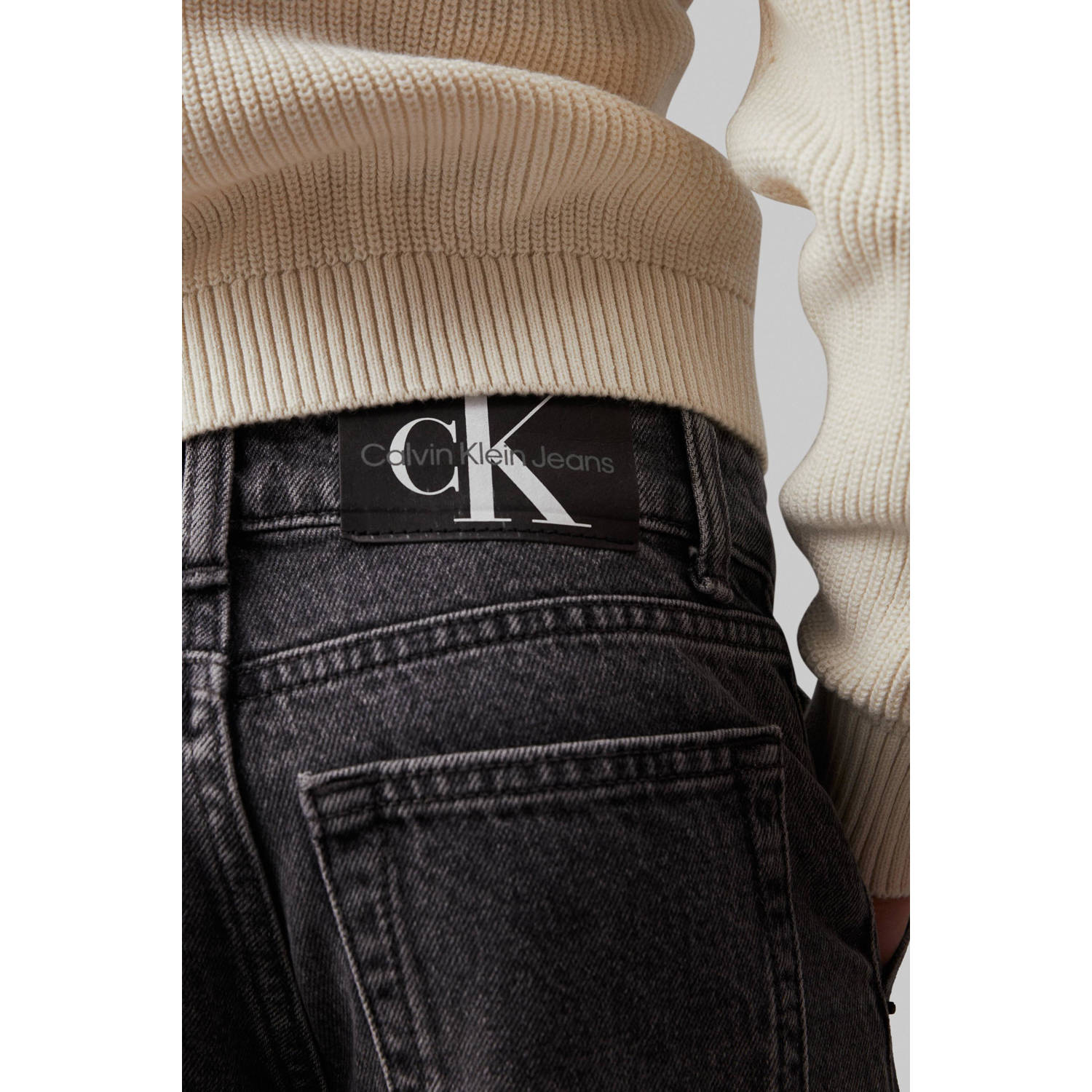 Calvin Klein wide leg jeans SKATER authentic grey