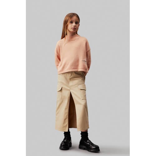 Calvin Klein cargo rok kaki afbeelding