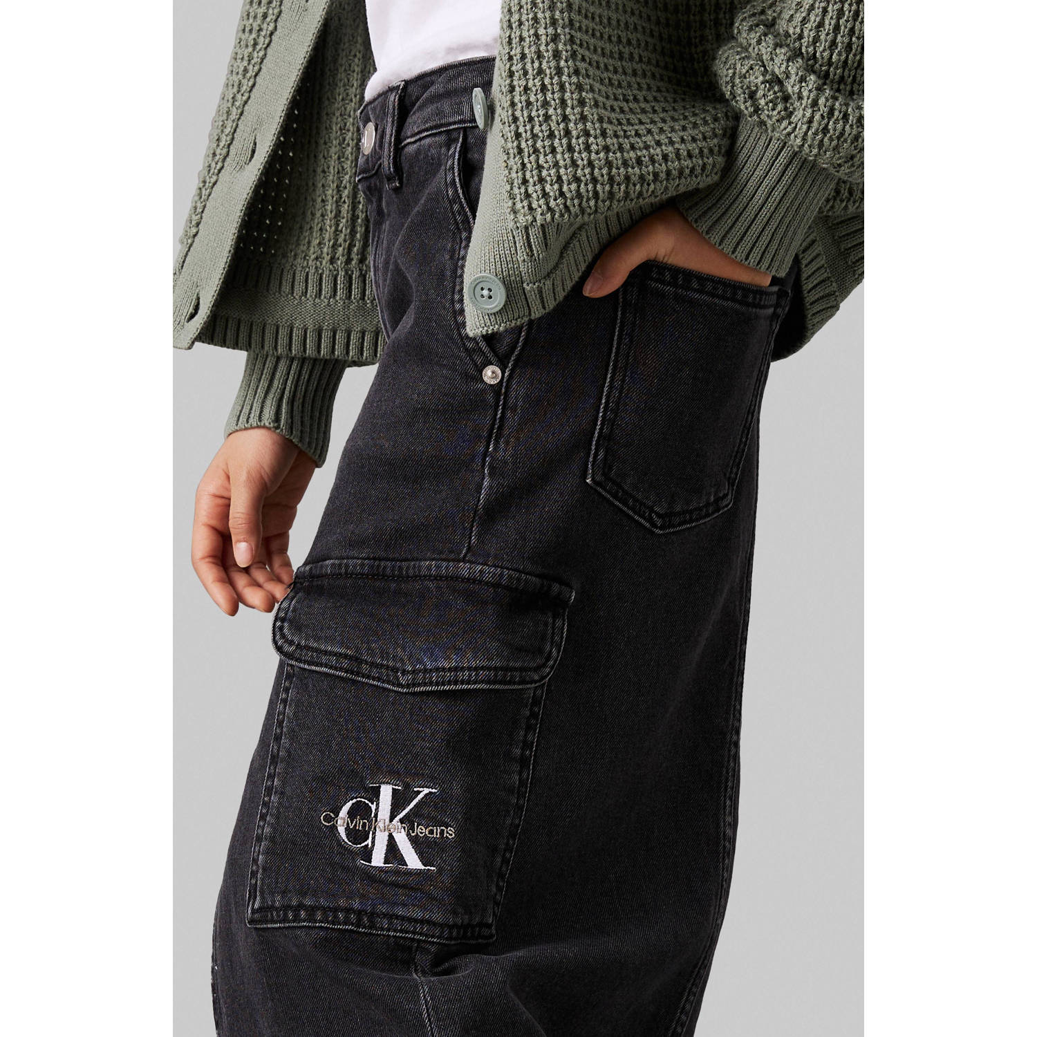 Calvin Klein spijkerrok grey denim