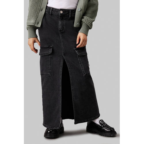 Calvin Klein spijkerrok grey denim afbeelding