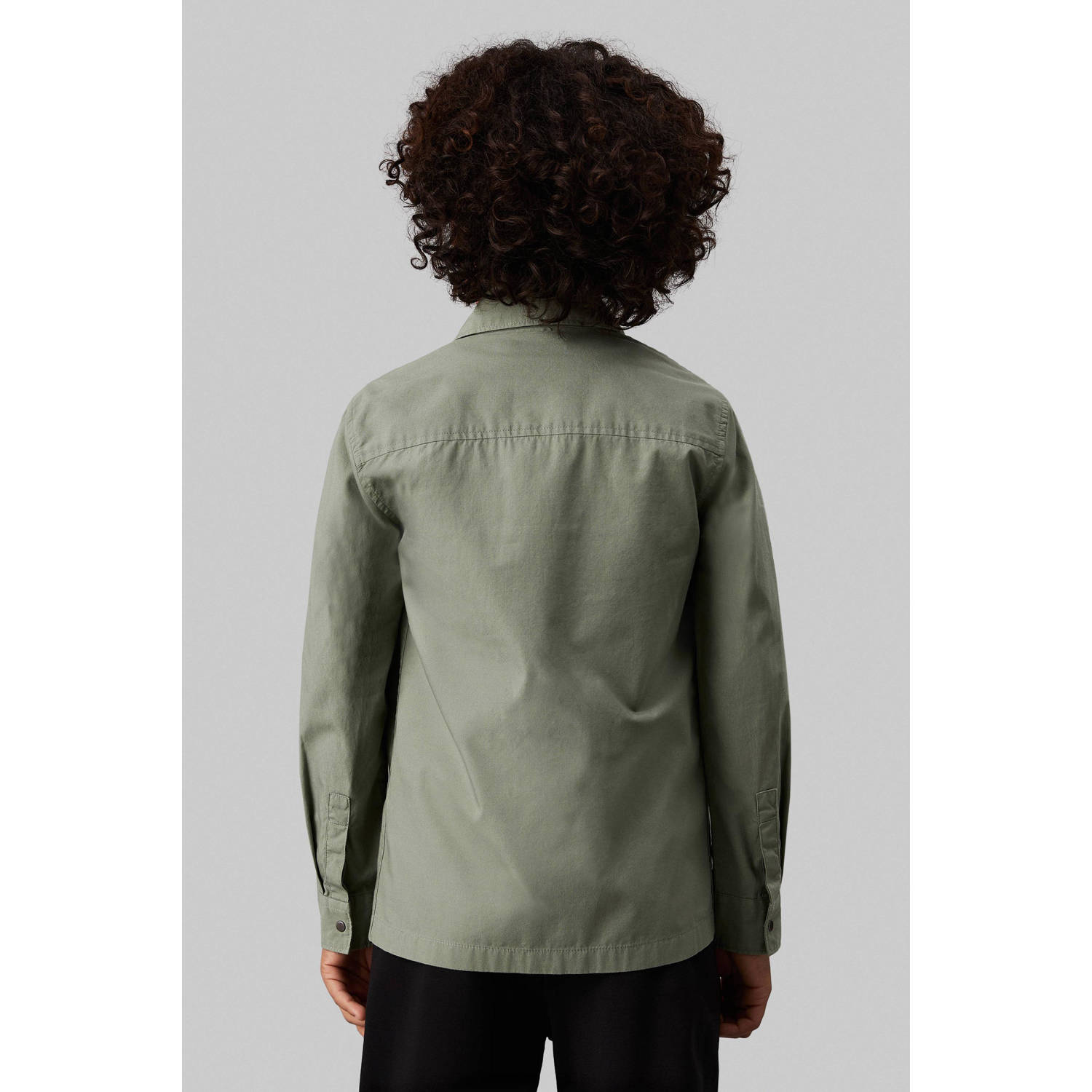 Calvin Klein overhemd olijf groen