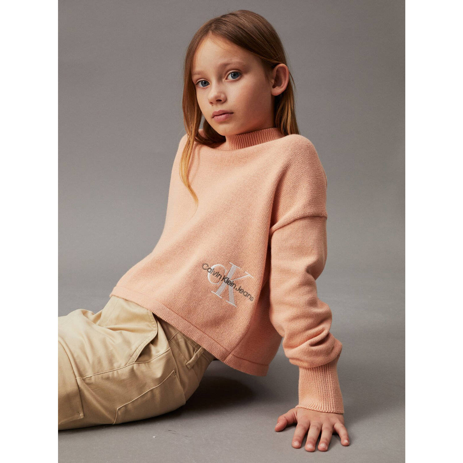 Calvin Klein trui perzik