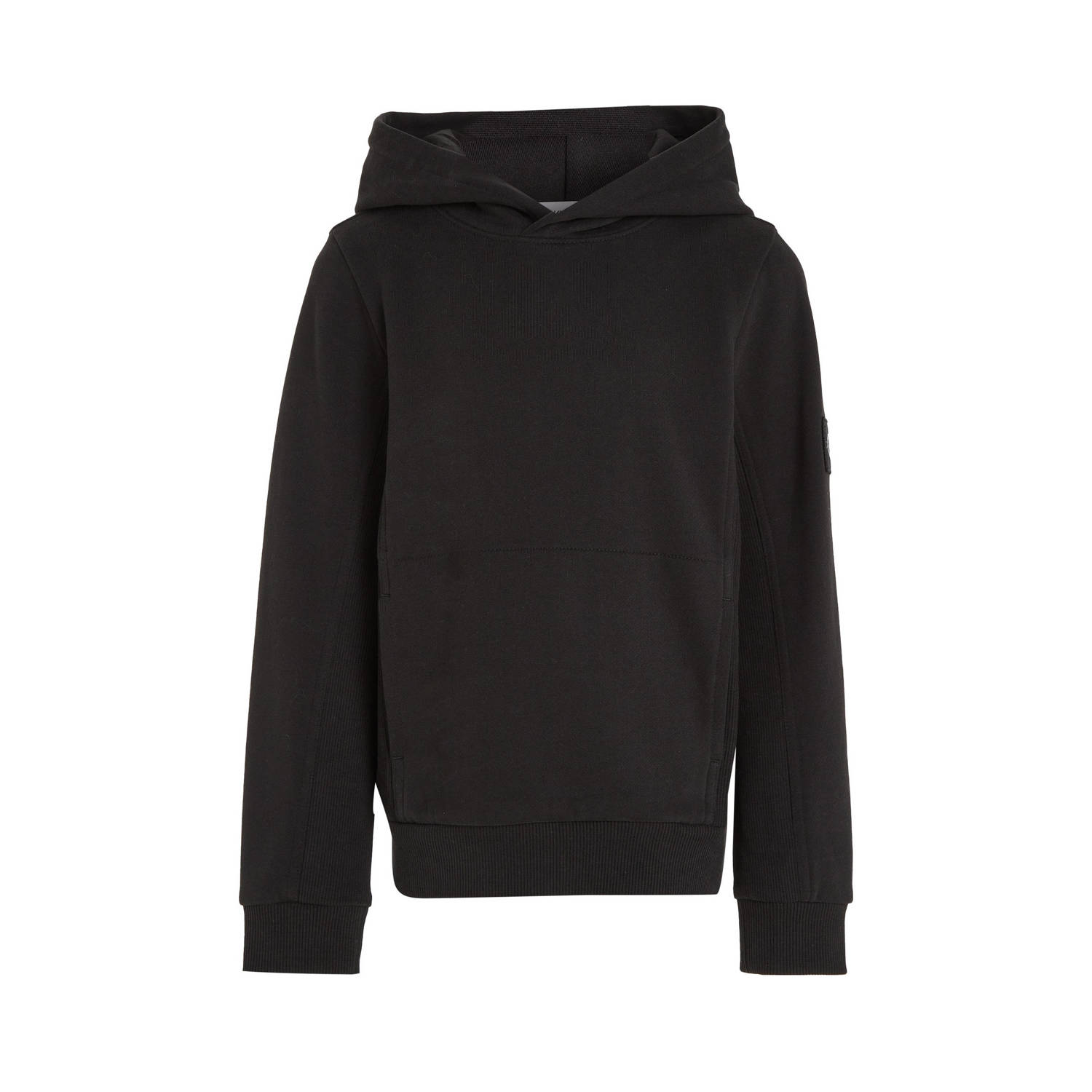 Calvin Klein hoodie met logo Sweater Zwart Jongens Katoen Capuchon Logo 116